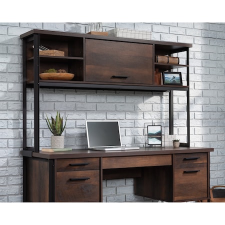 Sauder 12.13 in D X 36.81 in H, 60 in W X Engineered wood, Metal 430073